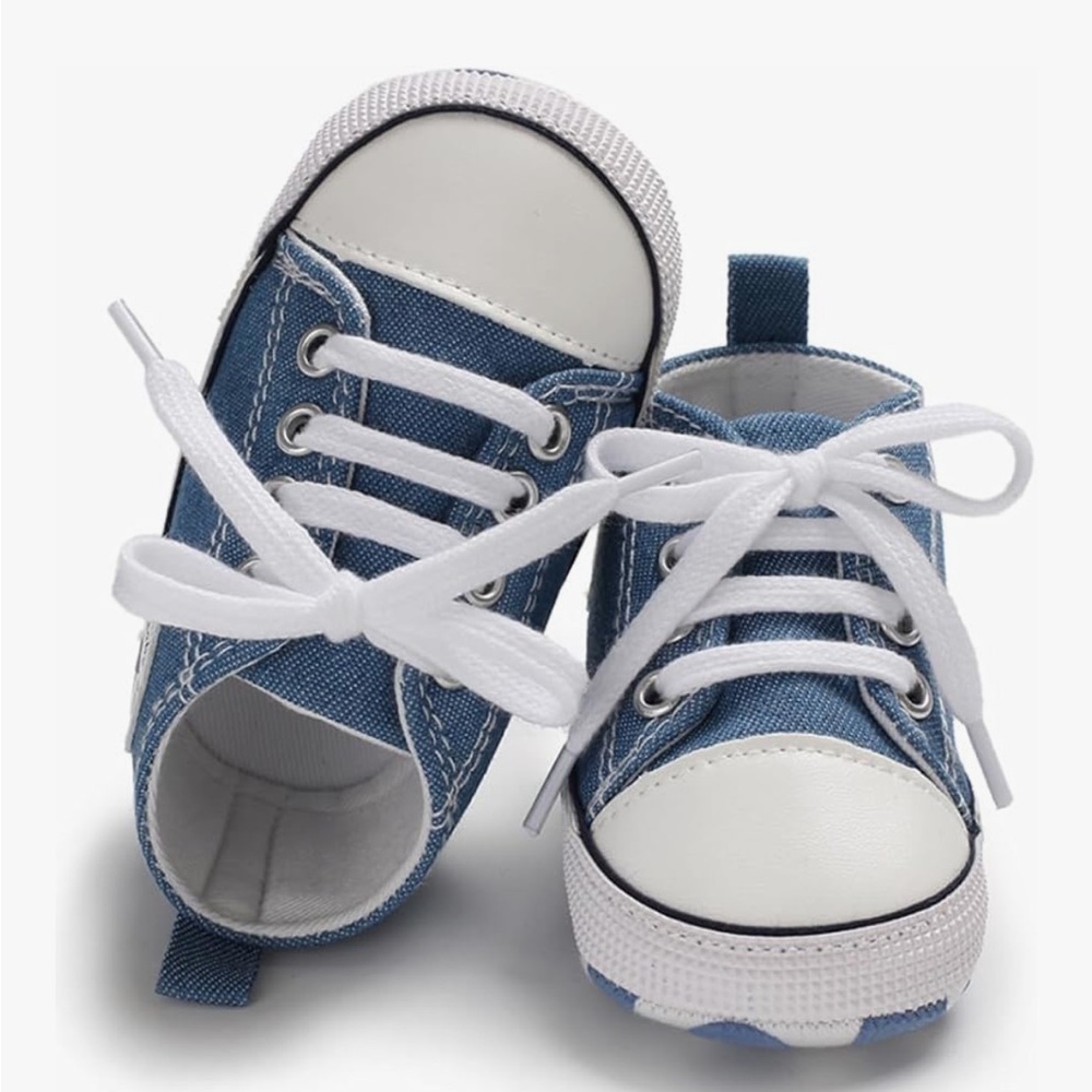 Canvas Baby Sneakers NWOT